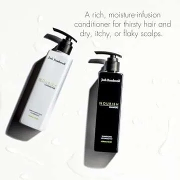 Josh Rosebrook Nourish Conditioner A rich moisturizing conditioner for all hair types and textures with normal to dry scalp types (8 Fl Oz)