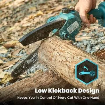 Seesii Mini Chainsaw - Portable 8-Inch Electric Tool Set