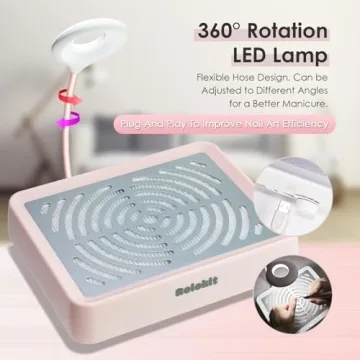 Rolokit Nail Dust Collector for Effortless Nail Care