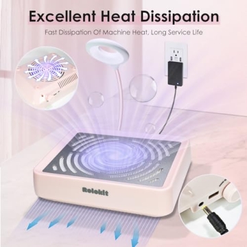Rolokit Nail Dust Collector for Effortless Nail Care