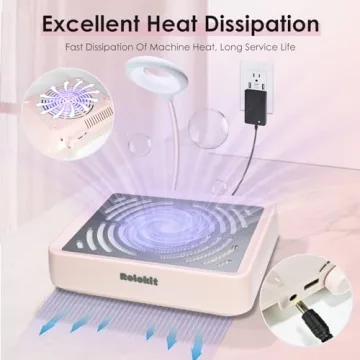 Rolokit Nail Dust Collector for Effortless Nail Care