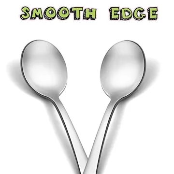 TeamFar Stainless Steel Toddler Utensils with Animal Handles