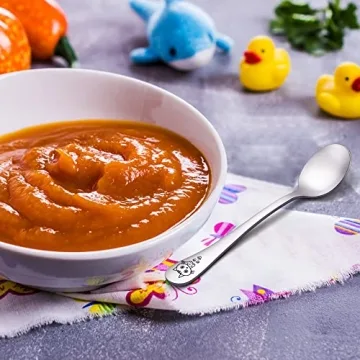 TeamFar Stainless Steel Toddler Utensils with Animal Handles