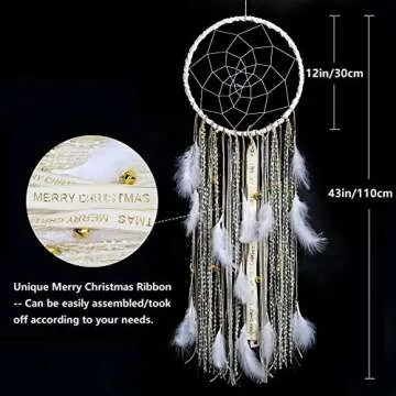 Alynsehom Extra Large Dream Catcher - 12" Wide Wall Decor