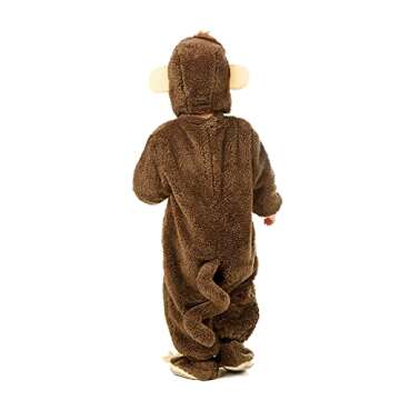 Spooktacular Creations Halloween Toddler Monkey Costume Set with Toy Banana for Infant, Kids, Baby Halloween Dress Up, Safari Themed Parties (18-24 Months)