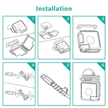 TATOFY Case for Apple MacBook Chargers Travel Organizer