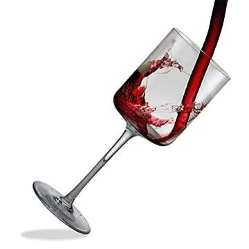 LEMONSODA Luxury Wine Glasses - Elegant Design Set of 4