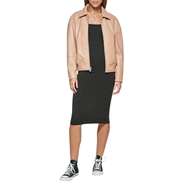 Levi's Women's Faux Leather Bomber Stylish & Versatile