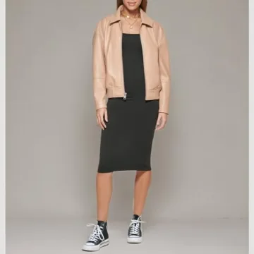 Levi's Women's Faux Leather Bomber Stylish & Versatile