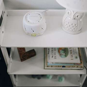 Yogasleep Dohm (White,Green) The Original White Noise Machine, Relaxing Natural Sound from a Real Fan, Noise Cancelling For Office Privacy, Sleep Aid For Adults & Baby, Travel Size Pink Noise Machine