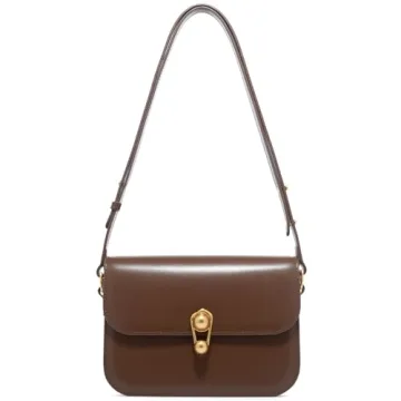 Small Purse Leather Handbags For Women: Brown Shoulder Bags Crossbody Bag - Classic Medium Hobo Bag ...
