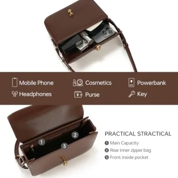 Chic Small Leather Crossbody Bag for Women - Fashion Meets Functionality