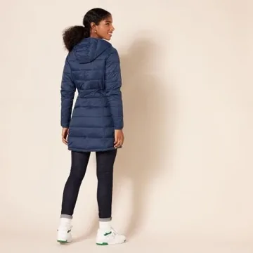 Lightweight Puffer Coat for Women - Water-Resistant Style