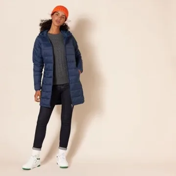 Lightweight Puffer Coat for Women - Water-Resistant Style