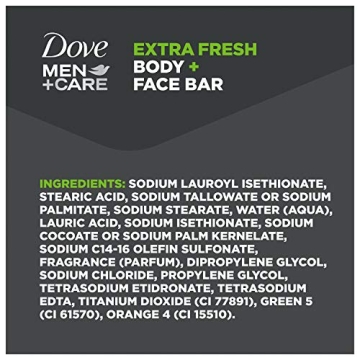 Dove Men+Care Extra Fresh 3-in-1 Bar Cleanser for Men