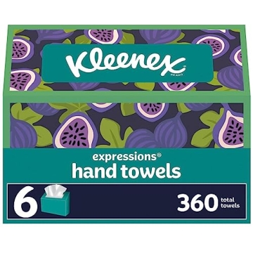 Kleenex Expressions Disposable Paper Hand Towels, 360 Total Pack for Ultimate Hygiene