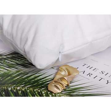 GICHUGI Tarot Card Pillow Covers Set of 4 Flannel 18x18