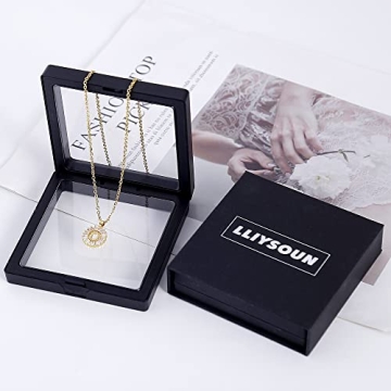 LLIYSOUN Gold Plated Initial Necklace for Women