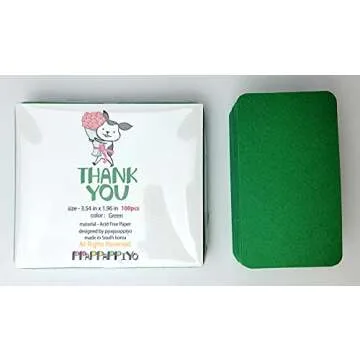 Vibrant PPAPPAPPIYO 3.5x2 Blank Index Cards - 100 Count