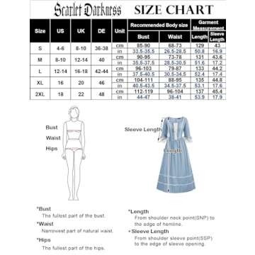 Scarlet Darkness Women Pioneer Colonial Costume Prairie Civil War Dresses