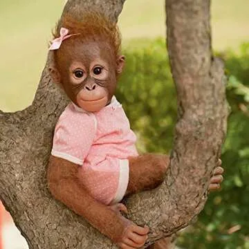 Annabelle's Hugs Poseable Lifelike Monkey Doll by Ashton-Drake