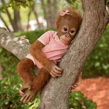 Annabelle's Hugs Poseable Lifelike Monkey Doll by Ashton-Drake