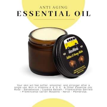 Vanman's Tallow and Honey Balm - Natural Skin Moisturizer