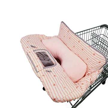 Shopping Cart Cover for Baby with Pillow, Comfortable, Fun
