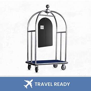 Black Garment Bag for Travel and Storage with Zipper for Suits Tuxedos Dresses and Coats 24 inch x 40 inch