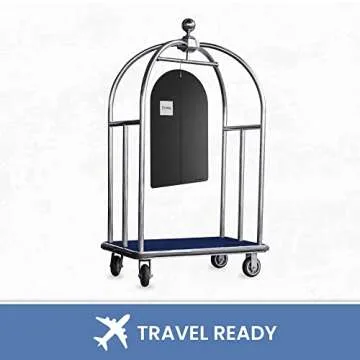 Black Garment Bag for Travel and Storage with Zipper for Suits Tuxedos Dresses and Coats 24 inch x 40 inch