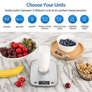 SIMPLETASTE Digital Food Kitchen Scale for Home Cooking