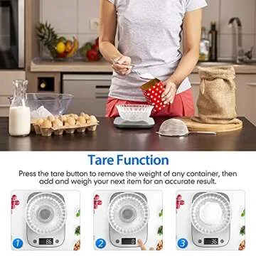 SIMPLETASTE Digital Food Kitchen Scale for Home Cooking