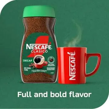 Nescafe Clasico Decaf Instant Coffee, 7 Ounce Jar