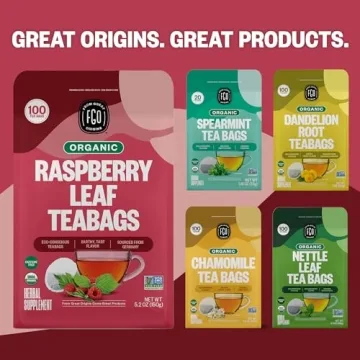USDA Organic Red Raspberry Leaf Tea Bags Eco-Conscious