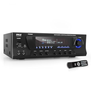 Pyle Home 300W Digital Stereo Receiver System - AM/FM Qtz. Tuner, USB/SD Card MP3 Player & Subwoofer...