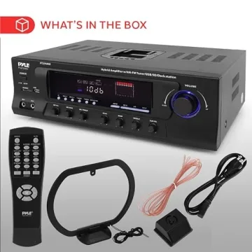 Pyle 300W Stereo Receiver - FM, USB Player & Remote
