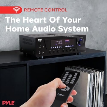Pyle 300W Stereo Receiver - FM, USB Player & Remote