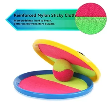 Classic Toss and Catch Sports Set for Kids - Fun Paddles & Balls