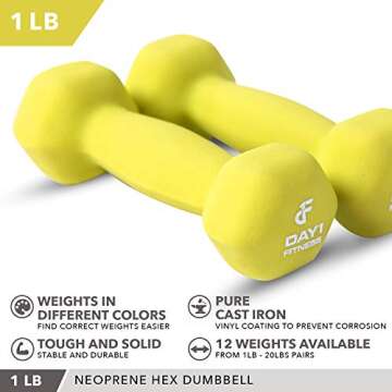 Neoprene Dumbbell Pairs for Strength & Weight Loss