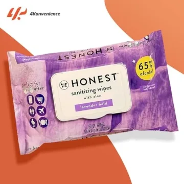 Honest Sanitizing Wipes Aloe Lavender Kills 99% Germs