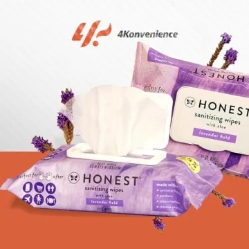 Honest Sanitizing Wipes Aloe Lavender Kills 99% Germs