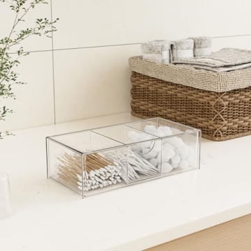 Clear Acrylic Hair Accessories Organizer for Girls