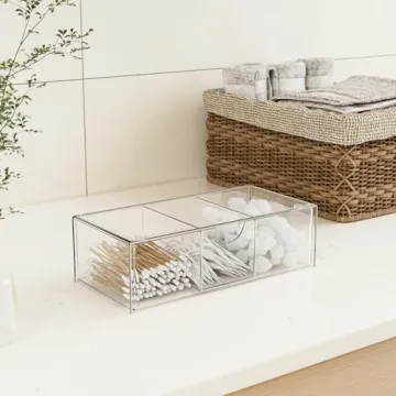 Clear Acrylic Hair Accessories Organizer for Girls