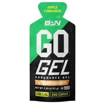 BARE PERFORMANCE NUTRITION, BPN Go Gel Endurance Gel, Vegan + Gluten Free Running Gel with 24g of Ca...