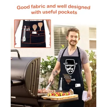 Funny Cooking Chef Apron for Kitchen Lovers and BBQ Fans