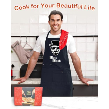 Funny Cooking Chef Apron for Kitchen Lovers and BBQ Fans