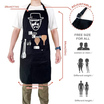 Funny Cooking Chef Apron for Kitchen Lovers and BBQ Fans