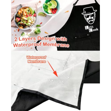 Funny Cooking Chef Apron for Kitchen Lovers and BBQ Fans