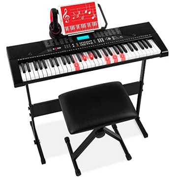 61-Key Electronic Keyboard Piano Set for Beginners