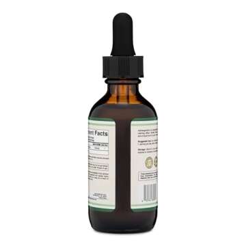 Ashwagandha Organic Drops for Stress Relief (1,200mg, 60 Servings) Ashwagandha Tincture for Adrenal Support and Cortisol Manager (Vegan Safe, Gluten Free, Non-GMO) by Double Wood